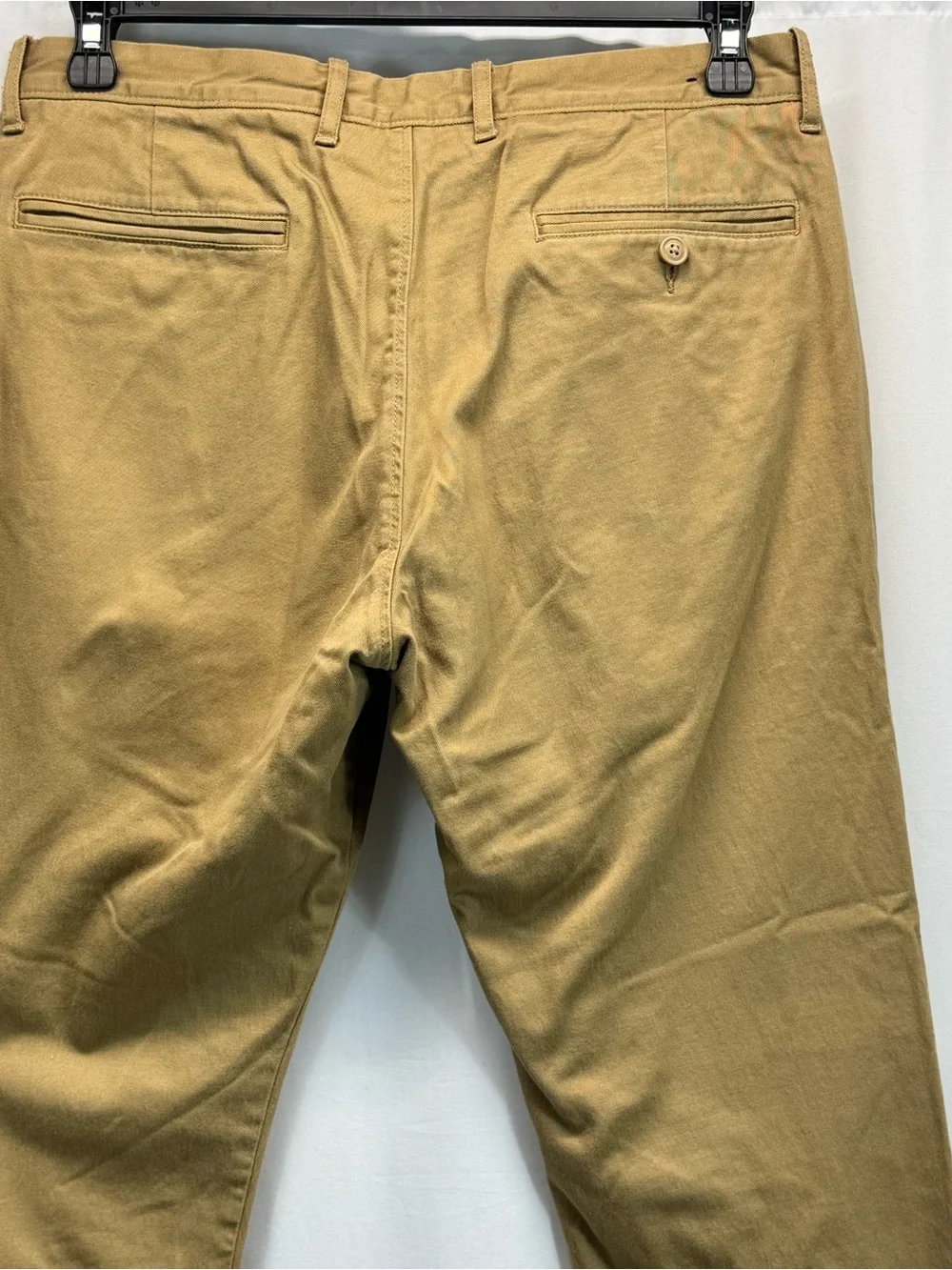 J. Crew Men's Chino Tan Pants 32x32 770 Flannel Lined Cabincore Outdoor Preppy
